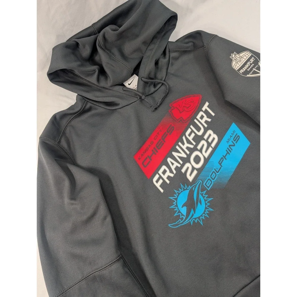 NFL Miami Dolphins Nike Rivalries Kansas City Chiefs Frankfurt‎ 2023 Hoodie Med